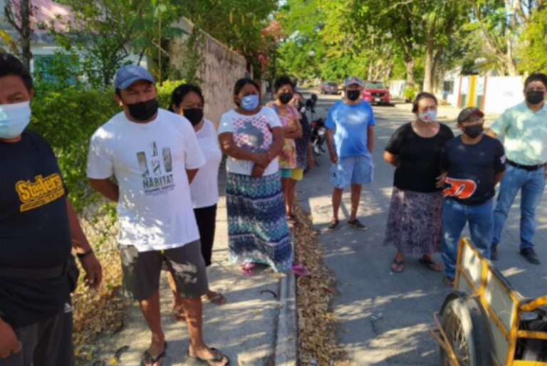 Habitantes de Santa Gertrudis Copó en Mérida, Yucatán, perjudicados por mala administración de su comisaria
